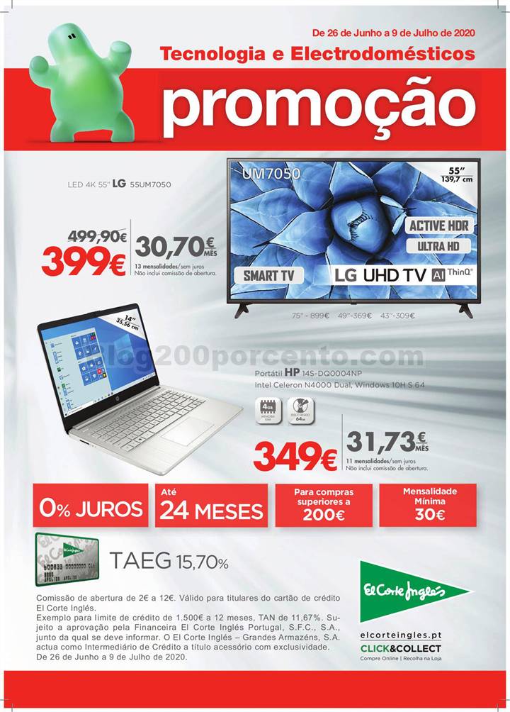 Antevisão Folheto EL CORTE INGLÉS Tecnologia Promoções de 26 junho a 9 julho p1.jpg