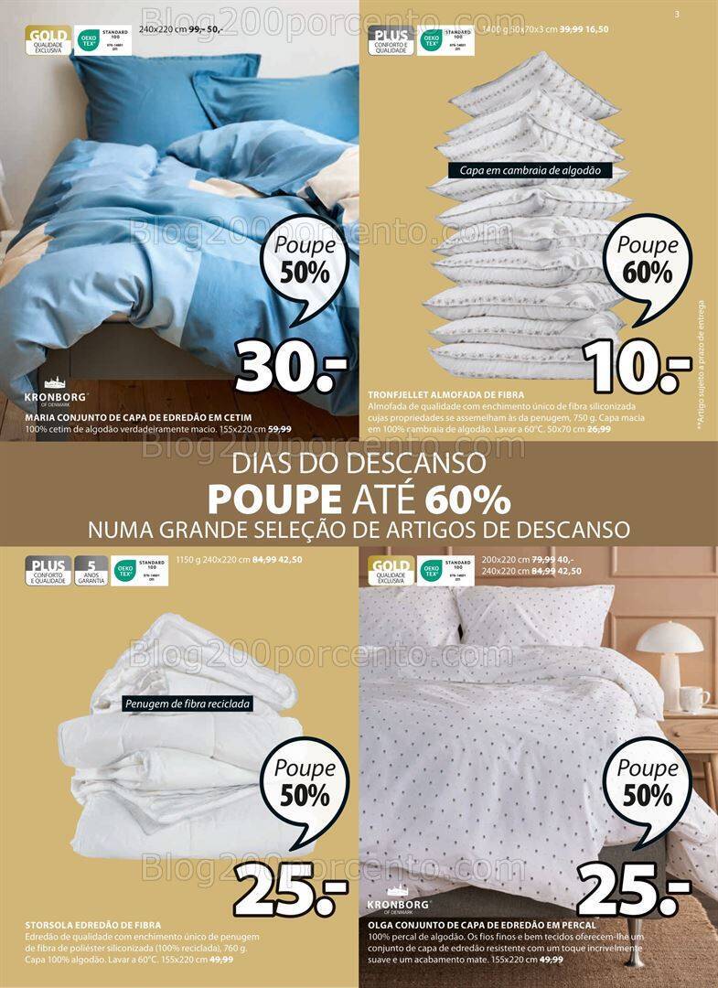 Antevisão Folheto JYSK Promoções de 5 a 18 outubro