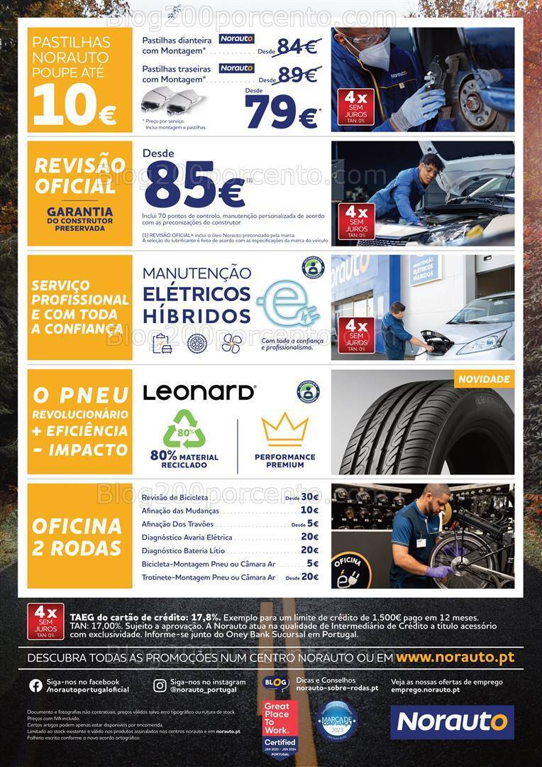 Antevisão Folheto NORAUTO Outono Promoções de 18 outubro a 5 dezembro