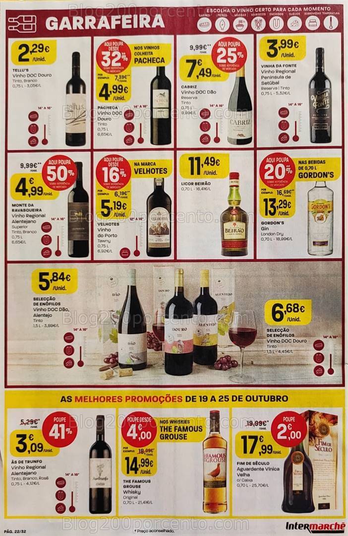 Antevisão Folheto INTERMARCHÉ Promoções de 19 a 25 outubro