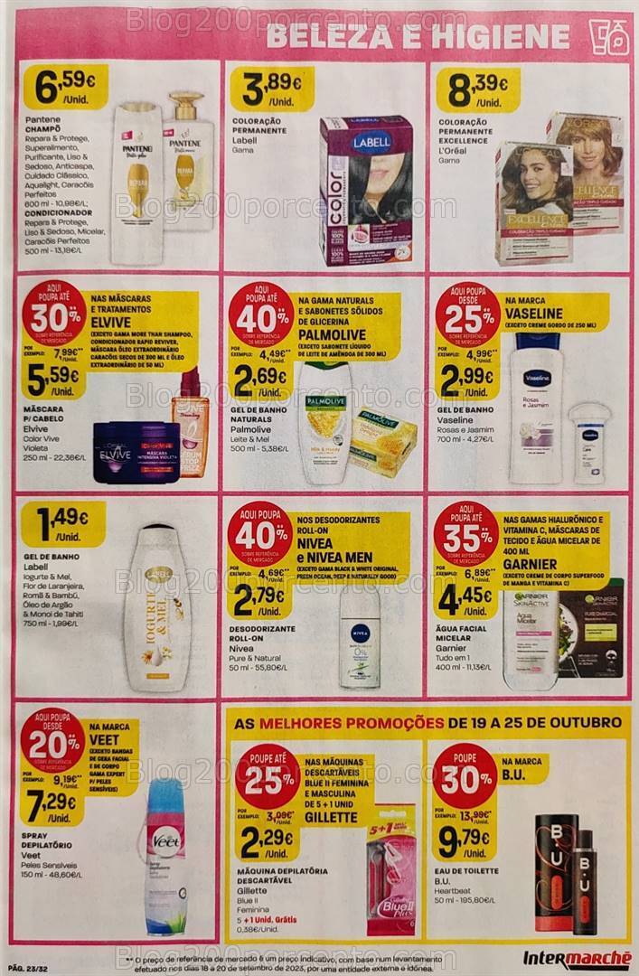 Antevisão Folheto INTERMARCHÉ Promoções de 19 a 25 outubro