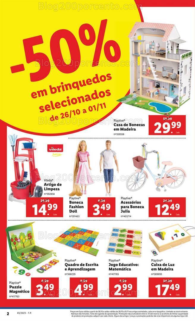 Antevisão Folheto LIDL Natal Promoções de 26 outubro a 1 novembro