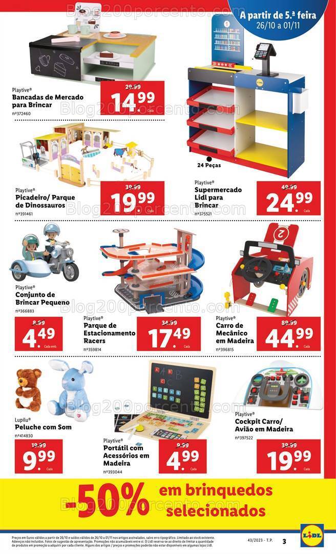 Antevisão Folheto LIDL Bazar Promoções de 26 outubro a 1 novembro
