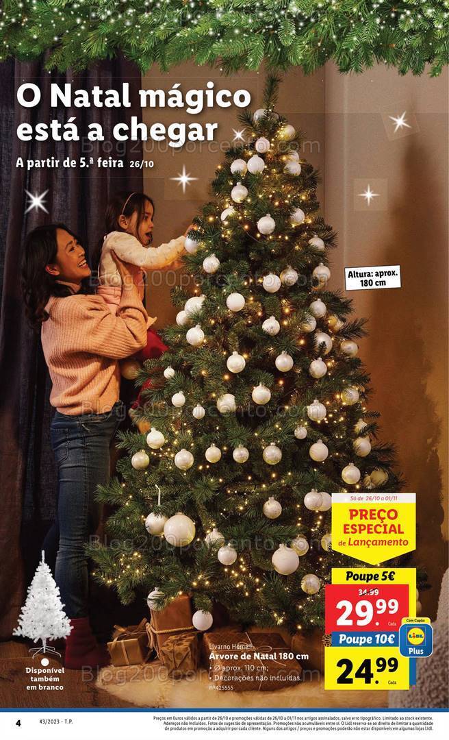Antevisão Folheto LIDL Natal Promoções de 26 outubro a 1 novembro