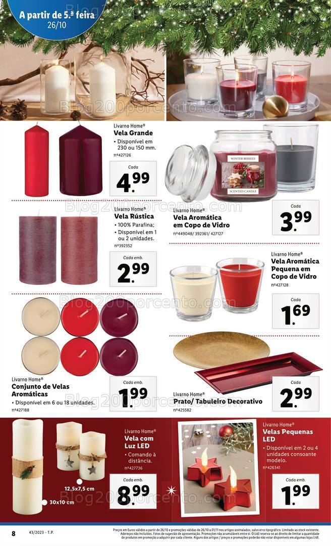 Antevisão Folheto LIDL Bazar Promoções de 26 outubro a 1 novembro