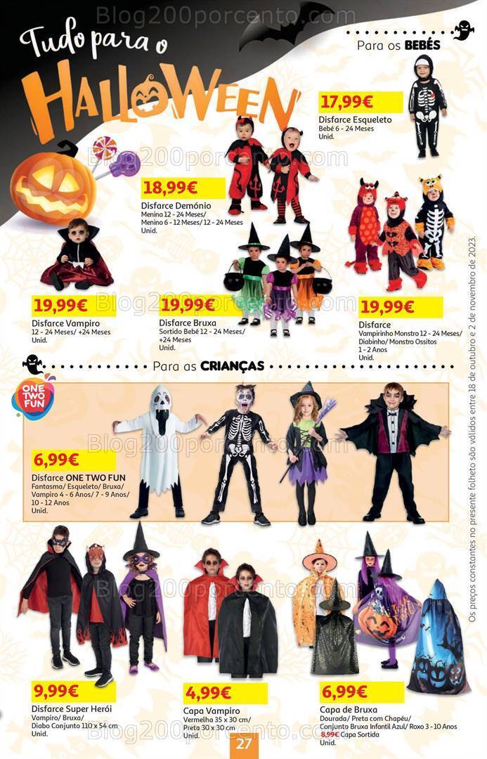 Antevisão Folheto AUCHAN Halloween Promoções de 18 outubro a 2 novembro