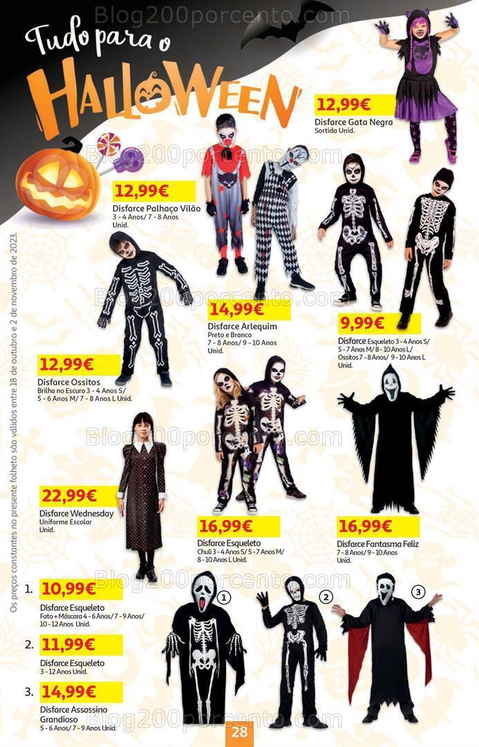 Antevisão Folheto AUCHAN Halloween Promoções de 18 outubro a 2 novembro