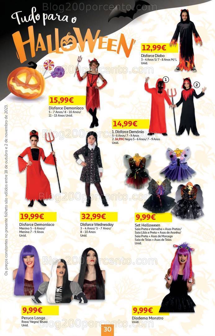 Antevisão Folheto AUCHAN Halloween Promoções de 18 outubro a 2 novembro