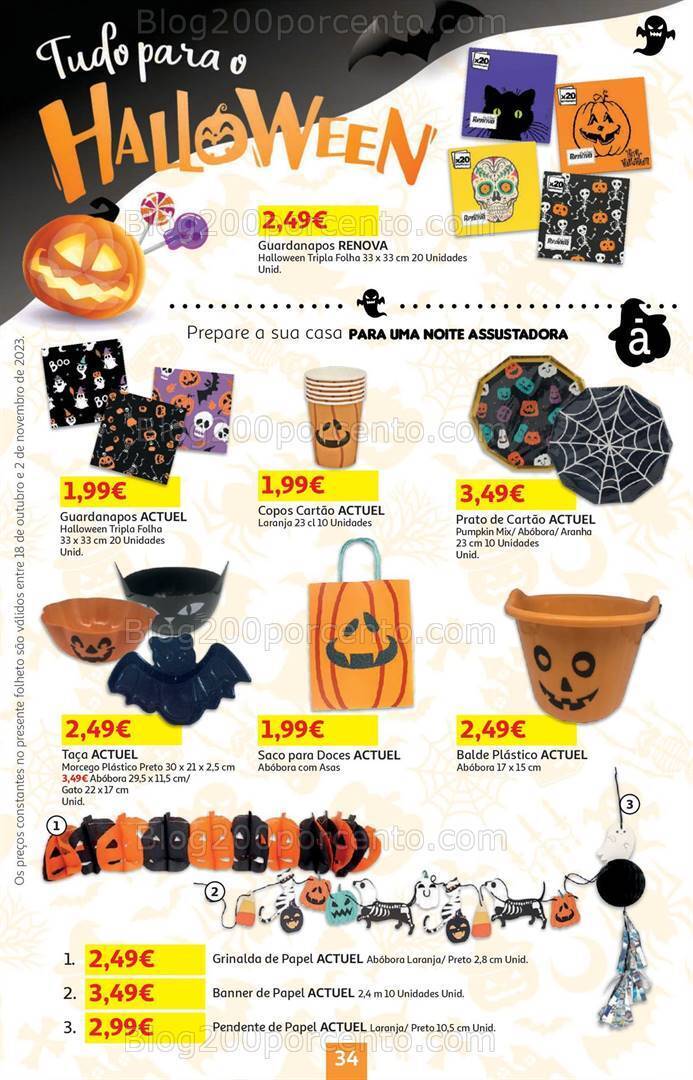 Antevisão Folheto AUCHAN Halloween Promoções de 18 outubro a 2 novembro