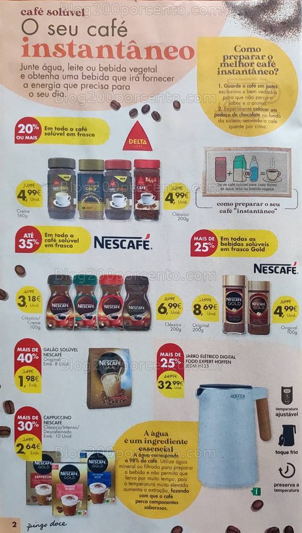 Antevisão Folheto PINGO DOCE Especial Bebidas Quentes Promoções de 17 a 30 outubro