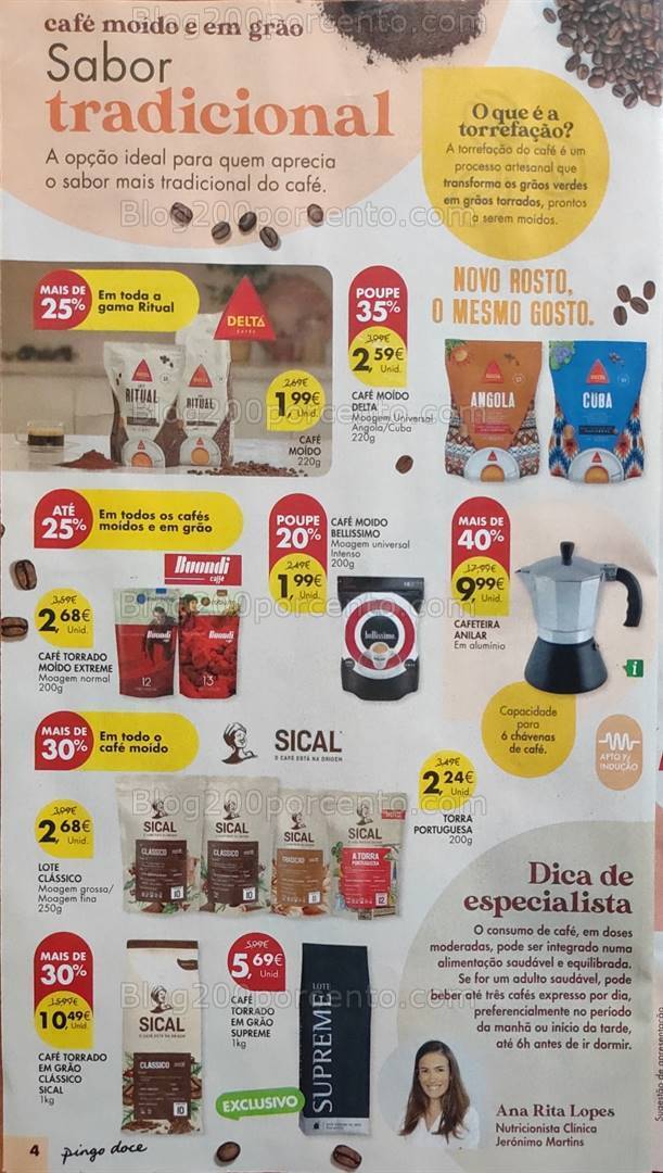 Antevisão Folheto PINGO DOCE Especial Bebidas Quentes Promoções de 17 a 30 outubro