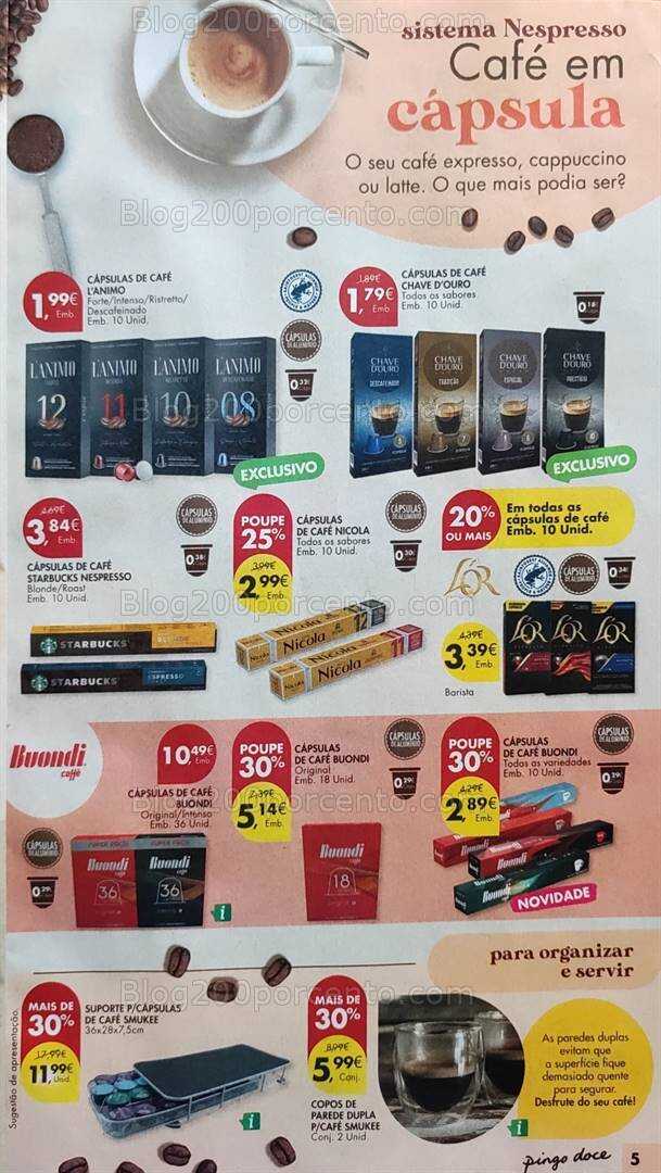 Antevisão Folheto PINGO DOCE Especial Bebidas Quentes Promoções de 17 a 30 outubro