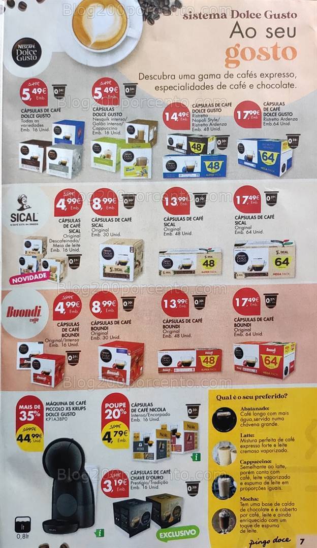Antevisão Folheto PINGO DOCE Especial Bebidas Quentes Promoções de 17 a 30 outubro