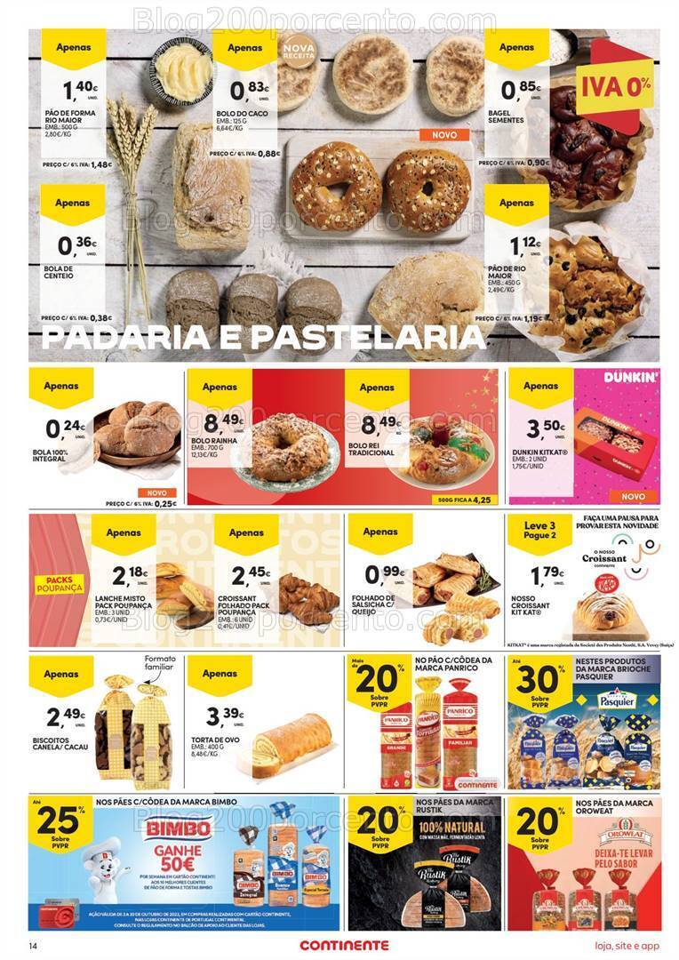 Antevisão Folheto CONTINENTE Promoções de 17 a 23 outubro