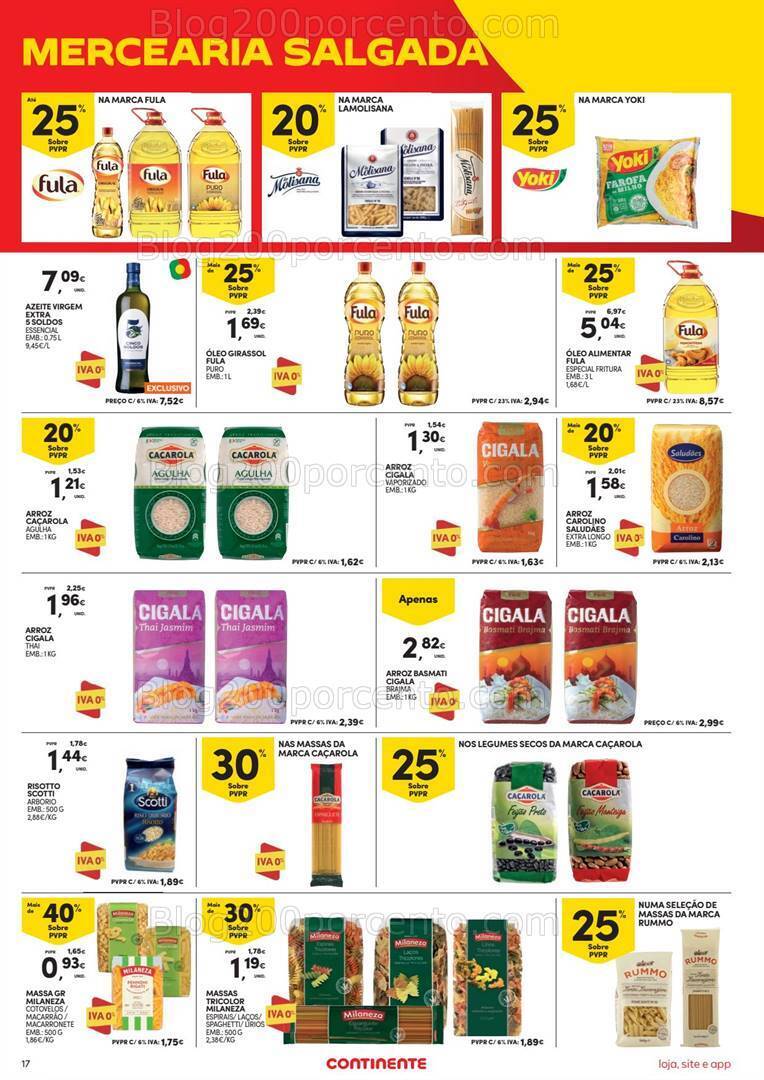 Antevisão Folheto CONTINENTE Promoções de 17 a 23 outubro