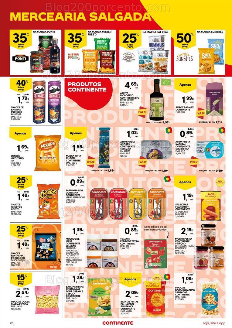 Antevisão Folheto CONTINENTE Promoções de 17 a 23 outubro