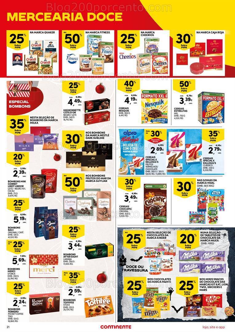 Antevisão Folheto CONTINENTE Promoções de 17 a 23 outubro