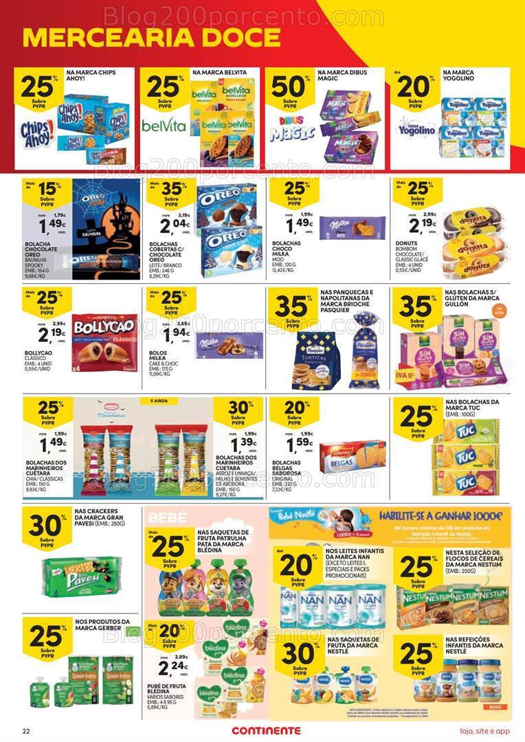 Antevisão Folheto CONTINENTE Promoções de 17 a 23 outubro