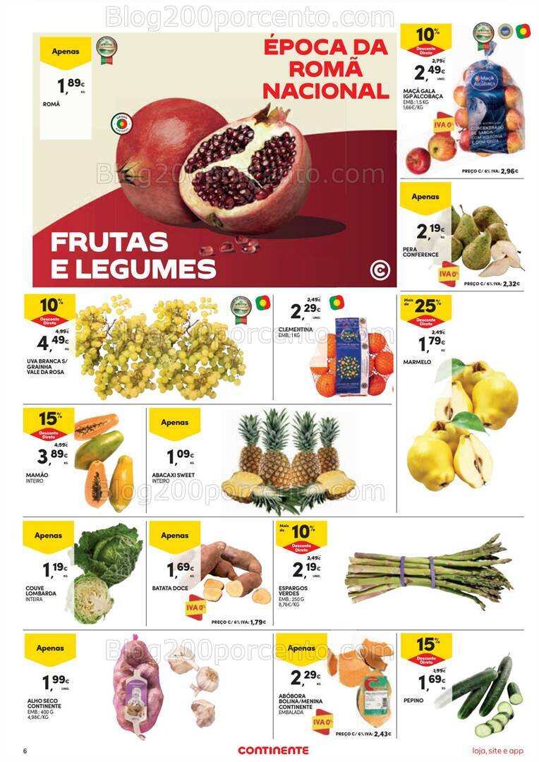 Antevisão Folheto CONTINENTE Promoções de 17 a 23 outubro
