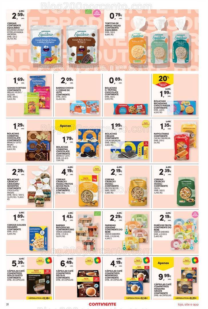 Antevisão Folheto CONTINENTE Especial Marcas Próprias Promoções de 24 a 30 outubro
