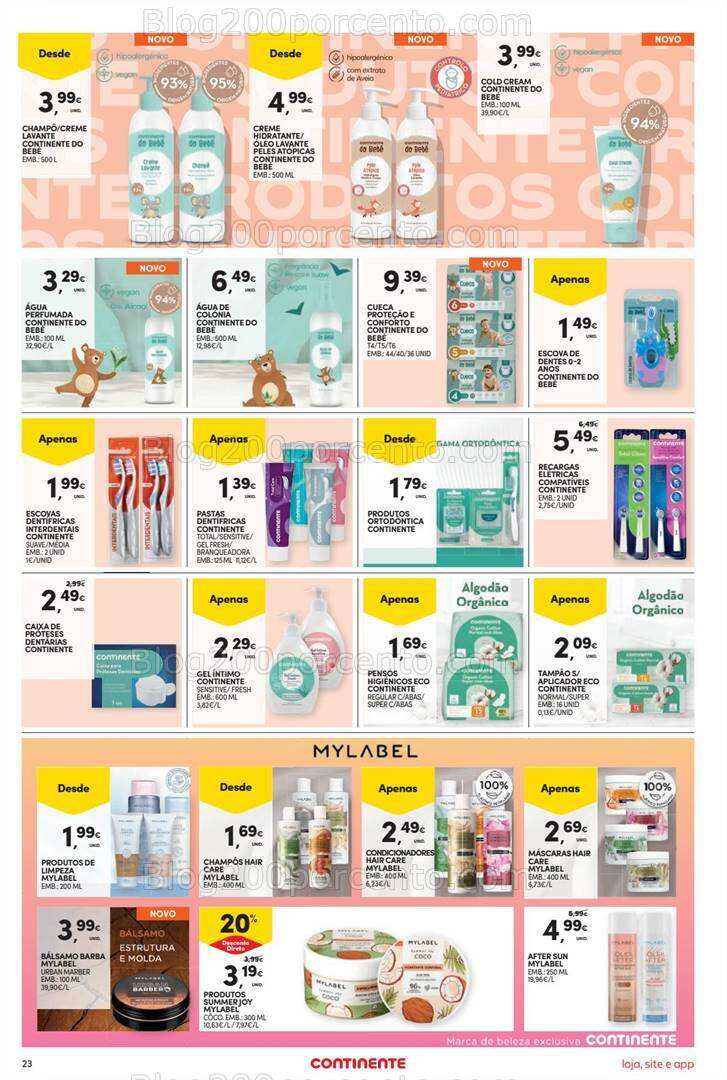 Antevisão Folheto CONTINENTE Especial Marcas Próprias Promoções de 24 a 30 outubro