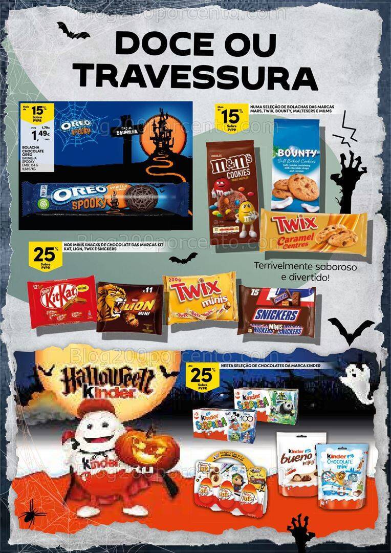 Antevisão Folheto CONTINENTE Halloween Promoções de 10 a 31 outubro