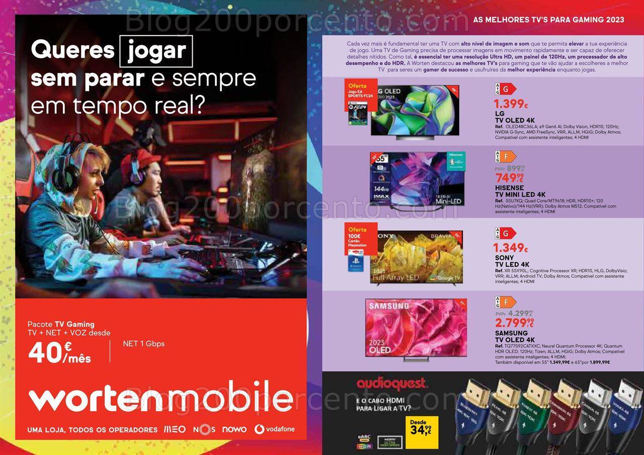 Antevisão Folheto WORTEN Game Ring Promoções de 6 a 23 outubro