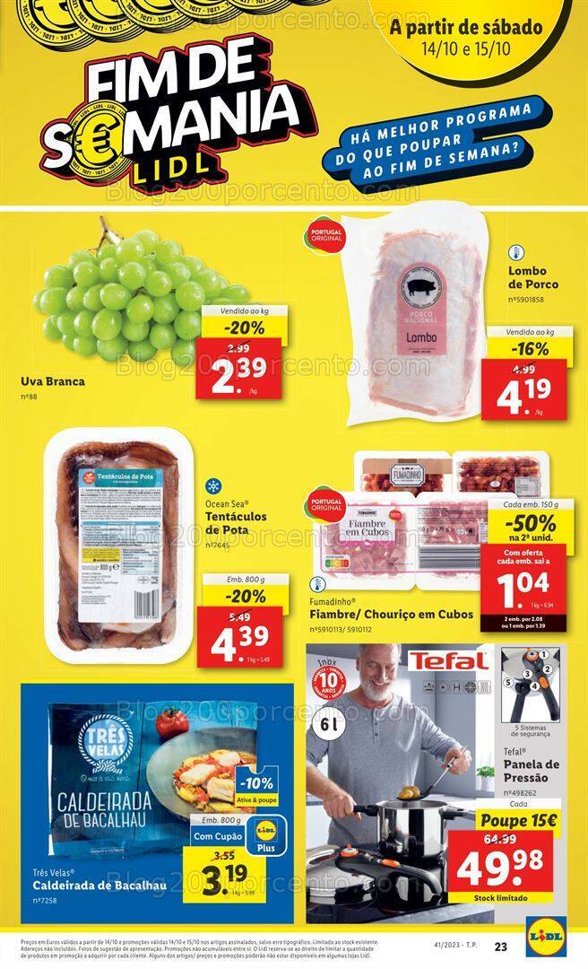 Antevisão Folheto LIDL Promoções de 12 a 18 outubro
