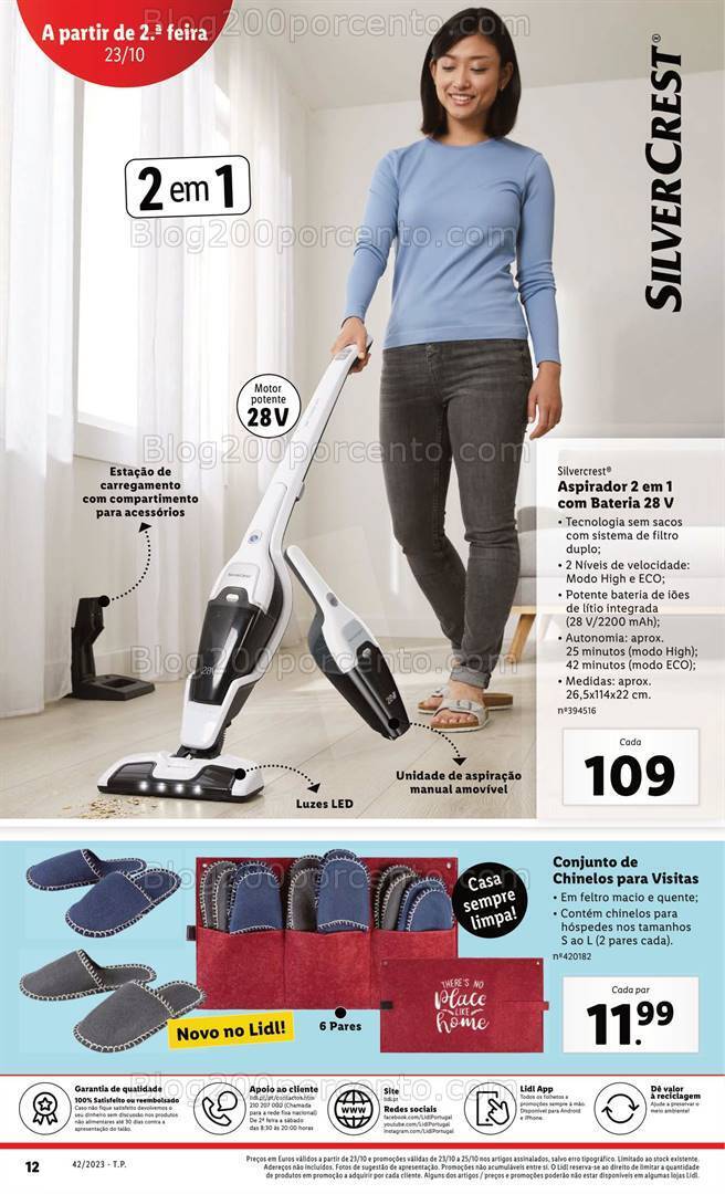 Antevisão Folheto LIDL Bazar Promoções a partir de 23 outubro