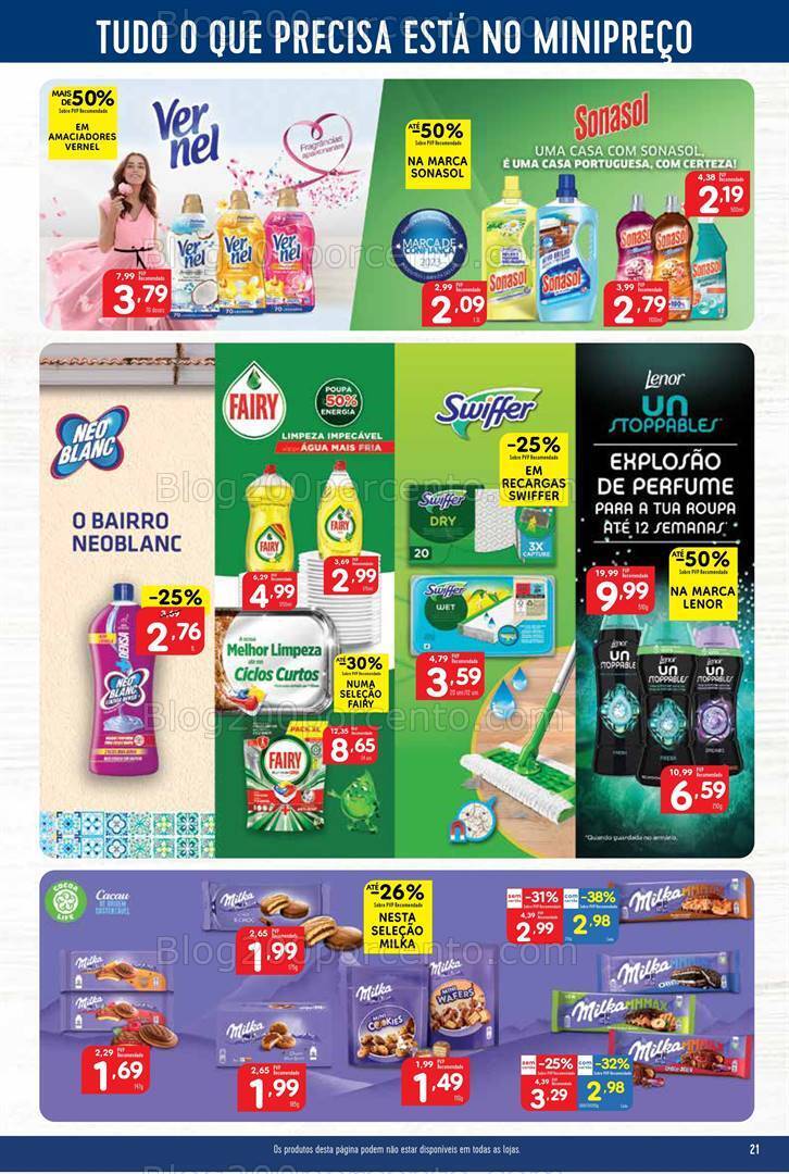 Antevisão Folheto MINIPREÇO Promoções de 26 outubro a 1 novembro