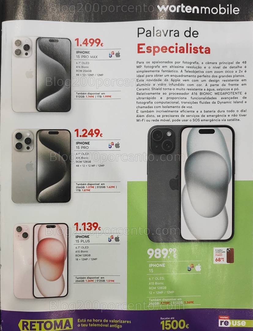 Antevisão Folheto WORTEN Mobile Promoções até 31 outubro
