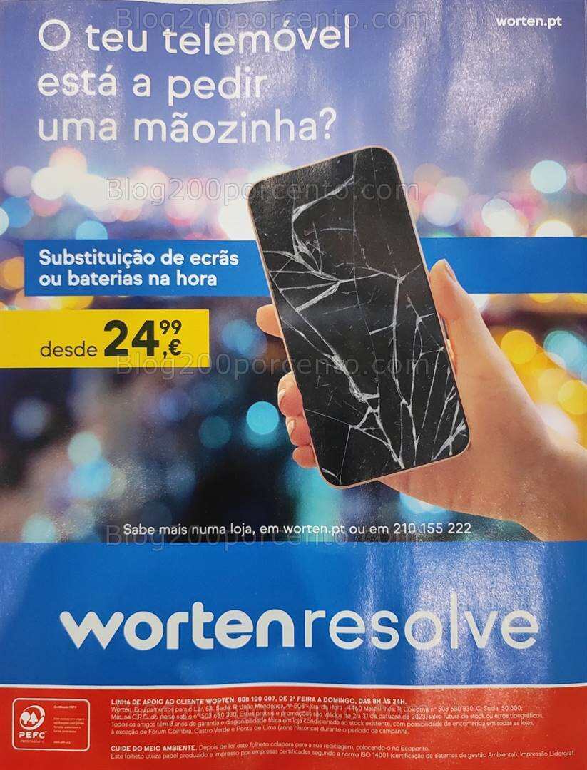 Antevisão Folheto WORTEN Mobile Promoções até 31 outubro