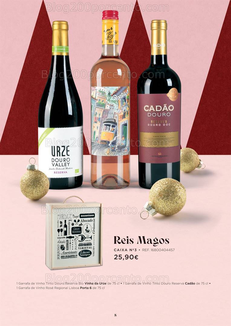 Antevisão Folheto EL CORTE INGLÉS Cabazes de Natal Promoções de 27 outubro a 24 dezembro