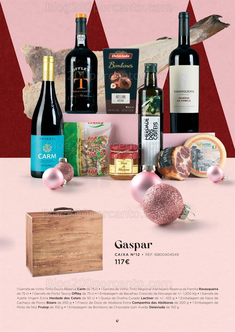 Antevisão Folheto EL CORTE INGLÉS Cabazes de Natal Promoções de 27 outubro a 24 dezembro