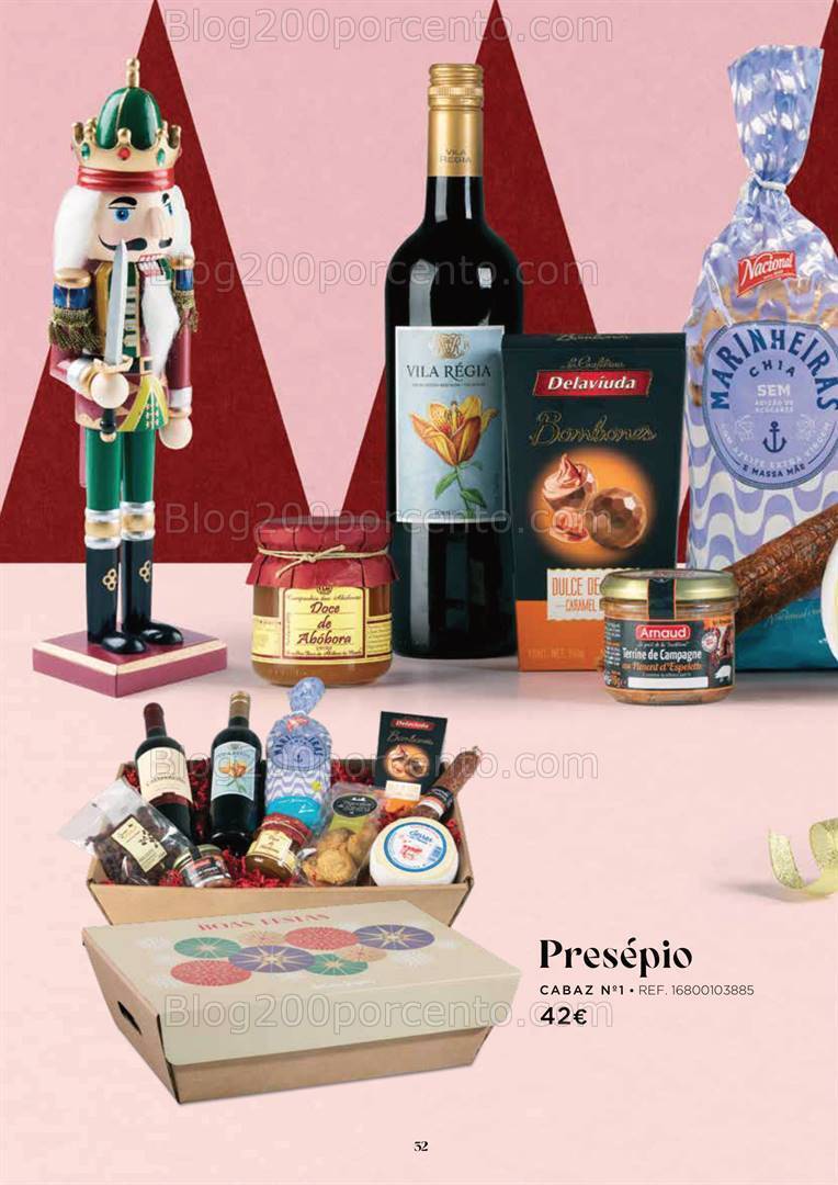 Antevisão Folheto EL CORTE INGLÉS Cabazes de Natal Promoções de 27 outubro a 24 dezembro