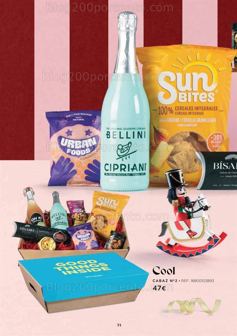 Antevisão Folheto EL CORTE INGLÉS Cabazes de Natal Promoções de 27 outubro a 24 dezembro