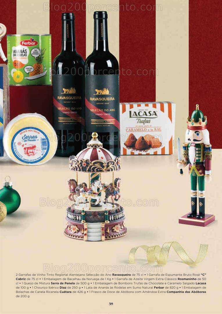 Antevisão Folheto EL CORTE INGLÉS Cabazes de Natal Promoções de 27 outubro a 24 dezembro