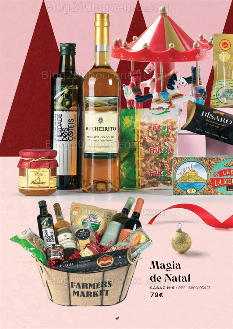 Antevisão Folheto EL CORTE INGLÉS Cabazes de Natal Promoções de 27 outubro a 24 dezembro