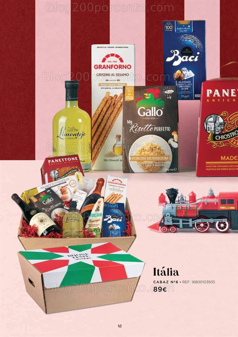 Antevisão Folheto EL CORTE INGLÉS Cabazes de Natal Promoções de 27 outubro a 24 dezembro