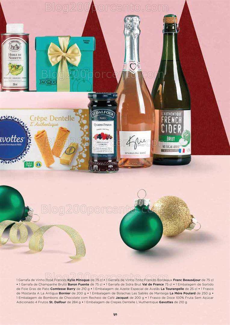 Antevisão Folheto EL CORTE INGLÉS Cabazes de Natal Promoções de 27 outubro a 24 dezembro