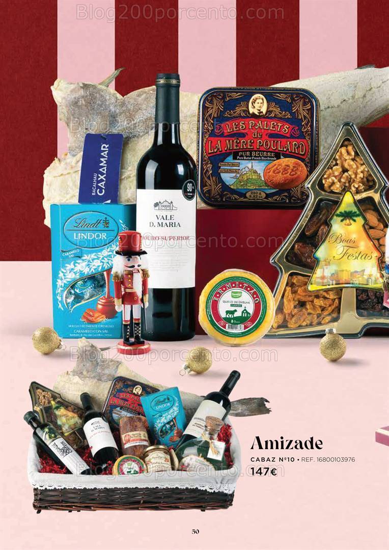 Antevisão Folheto EL CORTE INGLÉS Cabazes de Natal Promoções de 27 outubro a 24 dezembro