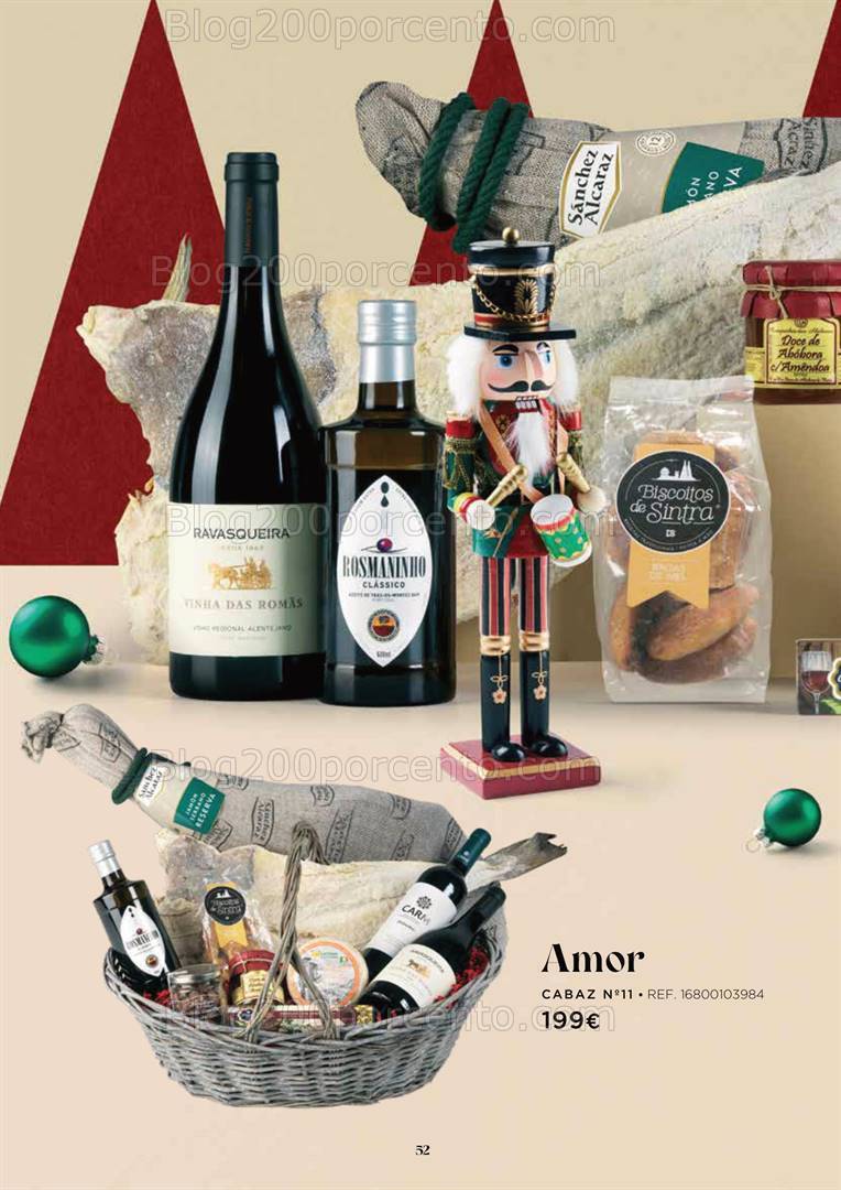 Antevisão Folheto EL CORTE INGLÉS Cabazes de Natal Promoções de 27 outubro a 24 dezembro