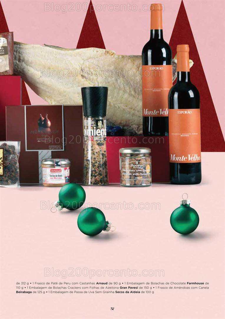 Antevisão Folheto EL CORTE INGLÉS Cabazes de Natal Promoções de 27 outubro a 24 dezembro