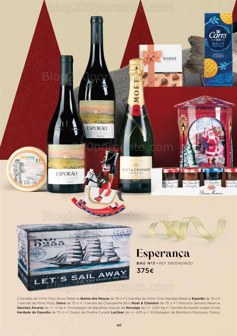 Antevisão Folheto EL CORTE INGLÉS Cabazes de Natal Promoções de 27 outubro a 24 dezembro