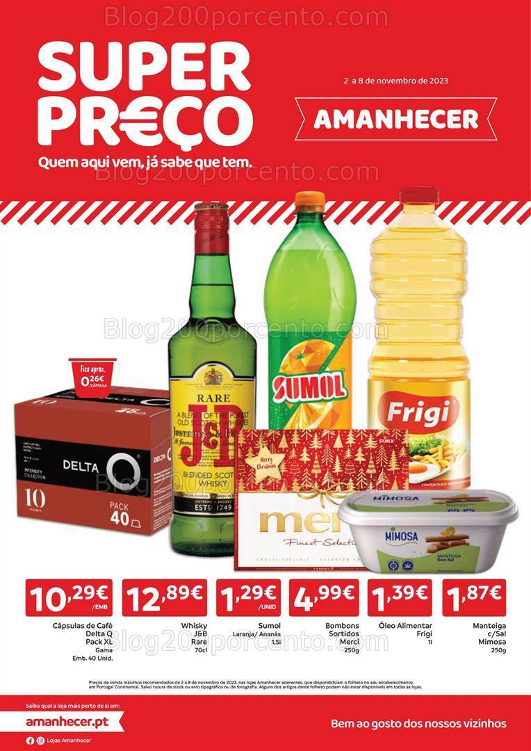 Antevisão Folheto AMANHECER Promoções de 2 a 8 novembro