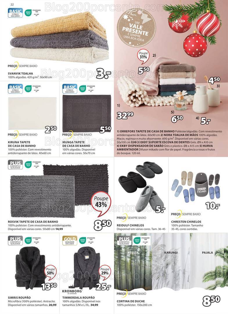 Antevisão Folheto JYSK Promoções de 2 a 26 novembro