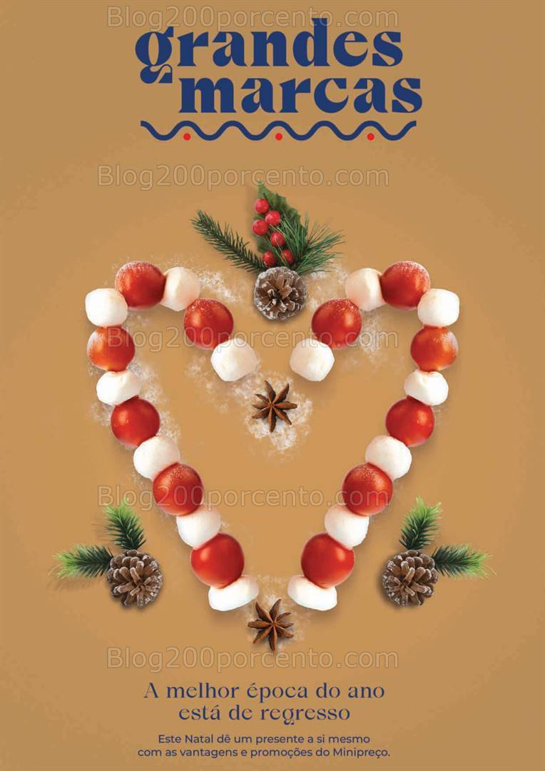 Antevisão Folheto MINIPREÇO Grandes Marcas Natal - 2 novembro a 27 dezembro