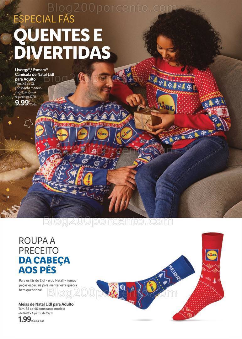 Antevisão Folheto LIDL Ofertas Natal Promoções a partir de 2 novembro