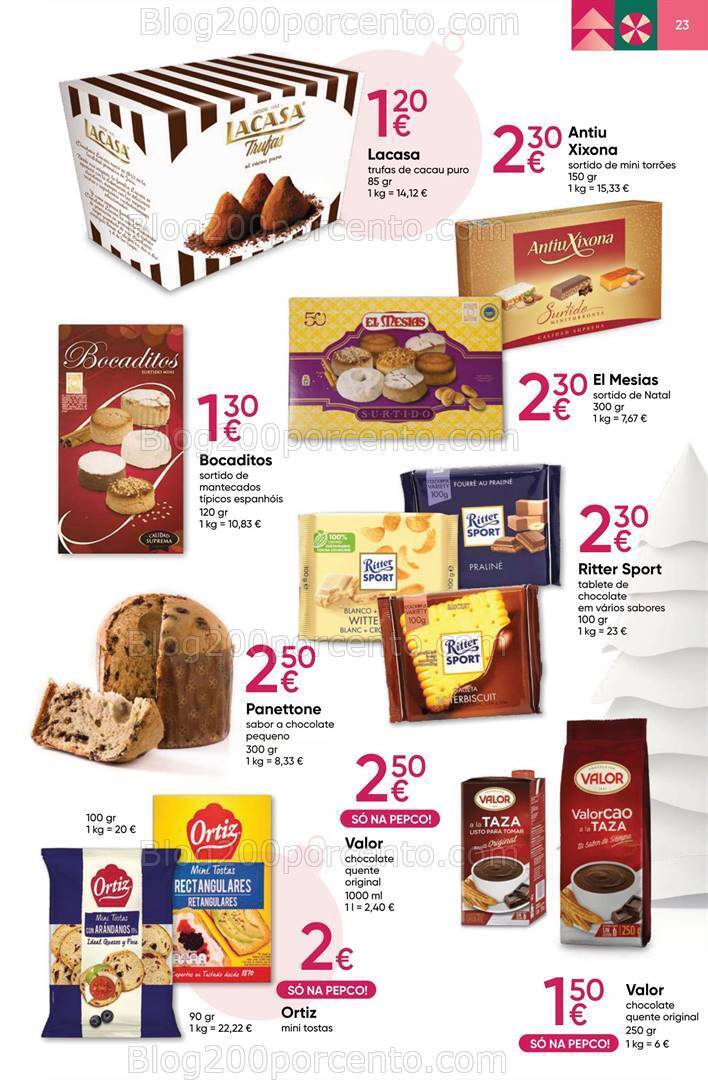 Antevisão Folheto PEPCO Extra Natal e Ano Novo promoções de 3 novembro a 5 janeiro