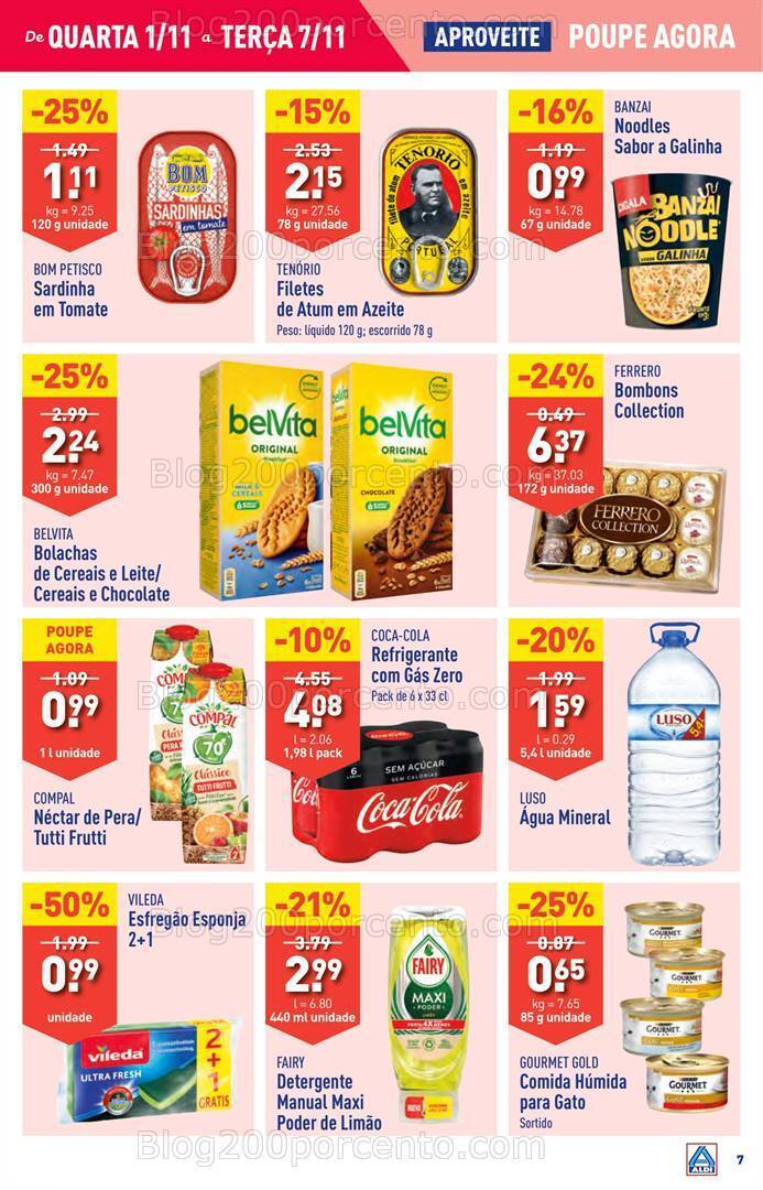 Antevisão Folheto ALDI  Promoções de 1 a 7 novembro